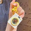 Llavero Creativo Luminoso para Lavadora Colgante Accesorios Dibujos Animados Simulación Alivio del Estrés Juguete Pequeño Colgante Regalo Pequeño Venta al por Mayor