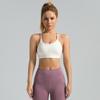 Sujetador Halter de Alta Elasticidad con Relleno Integrado, Ropa Interior Deportiva para Fitness y Yoga, Transpirable y Cómodo con un Hermoso Diseño de Espalda