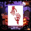 Pegatinas de tatuaje de Halloween con múltiples diseños al por mayor: calabaza, fantasma, araña, calavera, varias cicatrices sangrientas, heridas falsas