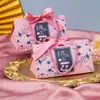 Caixa de papel tipo gaveta portátil bolo de gelatina de pele de burro caixa de presente pequena caixa de presente bolo de gelatina de pele de burro feito à mão
