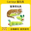 Oruga de juguete con hierba gatera, una herramienta de autoentretenimiento para gatos, juguete para gatos con hierba gatera, interactivo, resistente a los arañazos, resistente a las mordeduras, almohada