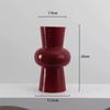 Vaso vidro transparente preto alta qualidade retrô médio-antigo francês nicho hidropônico rosa decoração sala de estar arranjo de flores pequeno