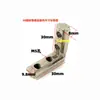 Conector de Esquina Ranurada Perfil Estándar Nacional 20-30-40 en Forma de L Integrado en la Esquina Escuadra de Ángulo de Acero al Carbono Accesorios