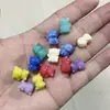 Accesorios para Niños Cuentas de Resina de Forma de Oso de Colores Accesorios para Pulseras, Collares, Llaveros DIY Venta al por Mayor