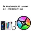 Tira de LED de Bajo Voltaje 2835 5V12V Control Remoto Bluetooth por Infrarrojos Decoración de Atmósfera RGB Tira de Iluminación para Armario y Gabinete