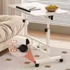 Mesa de noche móvil, escritorio de estudio para niños, mesa de lectura para dormitorio, mesa para libros ilustrados, mesa de altura ajustable, mesa simple