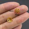 Accesorios de joyería de aleación DIY pétalos huecos soporte de flores cuentas espaciadoras para pulsera cuentas de posicionamiento material de capullo de flor V149