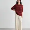 Nova coleção Outono/Inverno 2026: Malha deslumbrante em estilo coreano, sem esforço chique, macia e aconchegante para usar em camadas ou sozinha, moderna para mulheres