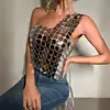 AYJ Ropa para Mujer Transfronteriza Europea y Americana Amazon AliExpress Top de Tubo de Acrílico Patchwork Hecho a Mano Y21444