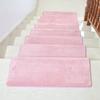 Alfombrillas Adhesivas Autoadhesivas Gruesas Sin Pegamento para Escaleras Alfombras de Escalera para el Hogar Transfronterizas Silenciosas de Madera Maciza Antideslizantes Pasos Simples
