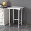 Bancada de Aço Inoxidável Espessa para Comércio Exterior, Mesa de Operação de Embalagem para Restaurante, Mesa para Cortar Carne e Legumes na Cozinha, Fabricante de Mesa para Panificação