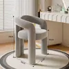 Taburete de tocador de lujo ligero para dormitorio casual moderno y uso en el hogar, adecuado para tocador y taburete de manicura