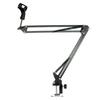 Soporte voladizo de escritorio universal plegable para transmisión en vivo con micrófono inalámbrico NB35, soporte de metal con clip ajustable