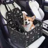 Assento de Carro para Pet Assento Elevatório para Cachorro Transportadora de Viagem para Pet Cesta de Carro para Cachorro Assento de Carro para Pet à Prova d'Água Cinta de Segurança Ajustável Respirável