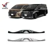 Adecuado para Toyota 23 Alphard Serie 40 Caja Trasera Modificada Puerta Trasera Protector Incorporado Vellfire Acero Inoxidable
