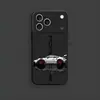 Capa macia de TPU com padrão de corrida GT inspirado em estilo de rua para moto, com proteção completa da lente e resistência a quedas para o telefone Apple 18 Pro