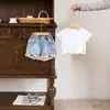 Ropa de Bebé, Conjunto de Verano para Niña Bebé, Nuevo Conjunto Elegante de Dos Piezas para Bebés Niñas, Conjunto de Verano Delgado y de Moda