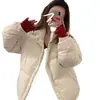 Suéter de Punto Irregular Cruzado Rojo de Cuello en V de Principios de Primavera Suéter de Punto para Mujer Otoño e Invierno Camisa Base Francesa Top Interior Chic
