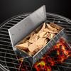 Caixa defumada de aço inoxidável para churrasco, caixa de madeira para frutas, caixa de bacon, caixa defumada para churrasco, caixa defumada para cabelo