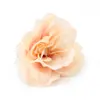 Cabezas de flores de rosa pequeñas de color vintage, flores artificiales de seda para decoración DIY hecha a mano de abanicos grandes, materiales florales para tocados, guirnaldas y accesorios