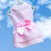 Perros Pequeños y Medianos Primavera y Verano Perros y Gatos Suministros Ropa para Mascotas Ropa para Gatos Tirantes a Rayas Falda de Malla Ropa para Perros