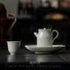 Juego de Té Kung Fu de Cerámica con Esmalte Verde Antiguo Tetera Dos Tazas Cuenco Taza Pequeña de Té Retro Gris Hierba Individual