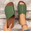 Explosiones de Comercio Exterior Transfronterizo Primavera Nueva Cuña Moda Simple Zapatillas Ligeras para Mujer