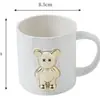 Taza de plástico simple para enjuague bucal al por mayor 2 yuanes tienda departamental taza de plástico para lavar baño del hogar taza de plástico para adulto para cepillarse enjuague bucal
