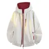 Chaquetas de Estilo Nuevo para Primavera y Otoño para Parejas, Chaquetas Deportivas Casuales Holgadas, Chaquetas de Béisbol con Capucha