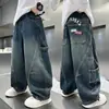 Ropa Infantil Jeans Holgados para Niños, Pantalones Cargo para Niños Talla Mediana y Grande, Ropa de Abrigo Pantalones de Primavera y Otoño para Niños, Venta al por Mayor Transfronteriza