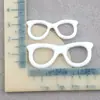 Armações de Óculos Fofas de Resina, Decorações para Roupas de Bonecas, Acessórios para Joias Artesanais DIY, Materiais para Joias DIY de Bonecas de Pelúcia