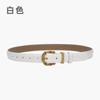 Nova Cinto com Padrão de Crocodilo Feminino Fivela de Pino Cinto de Couro Moda Feminina Versátil Cinto Fino Feminino Decoração com Jeans