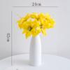 Lírio Shumen flor artificial flor artificial flor de seda buquê de flores secas pacote arranjo de flores para sala de estar decoração decoração de alto nível