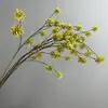 Fruto de camélia artificial para arranjos florais, galhos de frutas decorativos para peças de exibição em casa e hotel, decoração suave, flores artificiais decorativas, fruto de camélia simulado