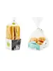 Bolsa de Comida para Bastones de Zanahoria Bolsa de Empaque Bolsa Pequeña para Pan Caja de Empaque para Horneado Caja para Empacar Desayuno Merienda Batido Tostada Bandeja de Papel