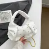 Shuai Mijia 2026 Verano Nuevo Estilo Bolso de Cadena Personalizado, Bolso Cruzado de Moda y Tendencia, Bolso de Hombro Plegado Texturizado para Mujer