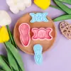 Forma de Biscoito Série Símbolos Weka Desenho Animado 3D Forma Espiral Deusa de Biscoito Impressão Simulação de Argila DIY
