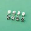 Plata Esterlina S925 Retro Doble Cara 3mm Geométrico Pequeño Cuadrado Cuentas Espaciadoras Cuentas Cuadradas de Plata Plata Rota Accesorios para Pulsera DIY