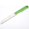 Venta al por mayor de fábrica cuchillo para fruta de acero inoxidable color caramelo pelador de melón y fruta cuchillo para rebanar cuchillo para el hogar cuchillo de cocina