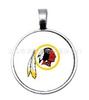 Collar Colgante de Equipo de Fútbol de 32 Equipos de la NFL de Deportes Transfronterizos de EE. UU. Washington Redskins Venta al por Mayor