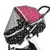 Mosquitera Universal de Cobertura Total para Cochecitos de Bebé, Mosquitera Plegable para Cochecito con Diseño de Oso Bordado, Mosquitera para Cochecitos Infantiles