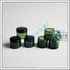 20g Caja de Crema Verde Cosméticos Sub-botella Caja Redonda Verde Mascarilla Facial Botella de Burbujas 20ML Botella de Crema Botella de Ungüento