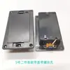 No. 5 cajas de batería de dos secciones con tapa y orificio para tornillo Soporte de batería AA de dos secciones caja de batería Soporte de batería de 3V con tapa