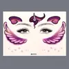 Colorido Lindo Mariposa Niños Niñas Rendimiento Pegatinas Pintura Facial Mariposa Soñadora Pegatinas Tatuaje Esquinas de los Ojos