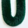 Tiras Grandes de Piel Sintética de Zorro 12 cm, Tiras Grandes de Felpa para Capa con Capucha, Puños de Capa, Tiras de Felpa Blancas, Tiras de Borde para Hanfu