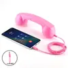 Micrófono Auricular para Teléfono Móvil de Enchufe Directo Tipo-C Auricular Receptor Estilo Teléfono Retro Micrófono Externo Puerto C