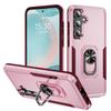 Transfronterizo Adecuado para Samsung S25Ultra Trailblazer Anillo A56 Funda para Teléfono Móvil Samsung A16 Color Contrastante S24Fe Anticaídas