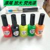 Flotadores de Pesca Flotantes Agrandados Pintura Fluorescente Cola de Flotador Ojo Llamativo DIY Reparación y Coloreado Pintura para Cola de Flotador Equipo de Pesca Suministros de Pesca