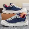 Outono 2026 Venda Quente Cor de Moda Bloco de Cores Tendência Sapatos Masculinos Solado Macio Cadarço Sapatos Casuais Antiderrapante Sola Resistente a Desgaste Sapatos Esportivos