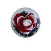 Rosa de Flor Eterna Caja de Flores Redonda Acrílica Regalo Premium Día de San Valentín Venta al por Mayor de Fábrica de Comercio Exterior de Amazon
